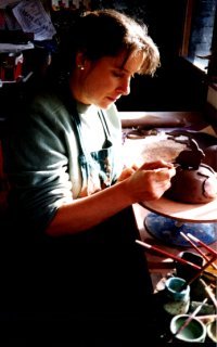 Heather at work